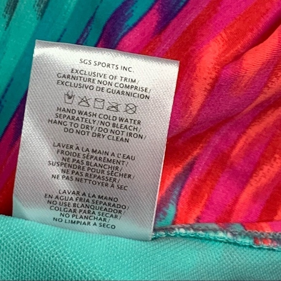 Body Glove | Size XL | Pink/White/Teal/Gray Bikini Swim Bottom NWOT - Picture 7 of 7